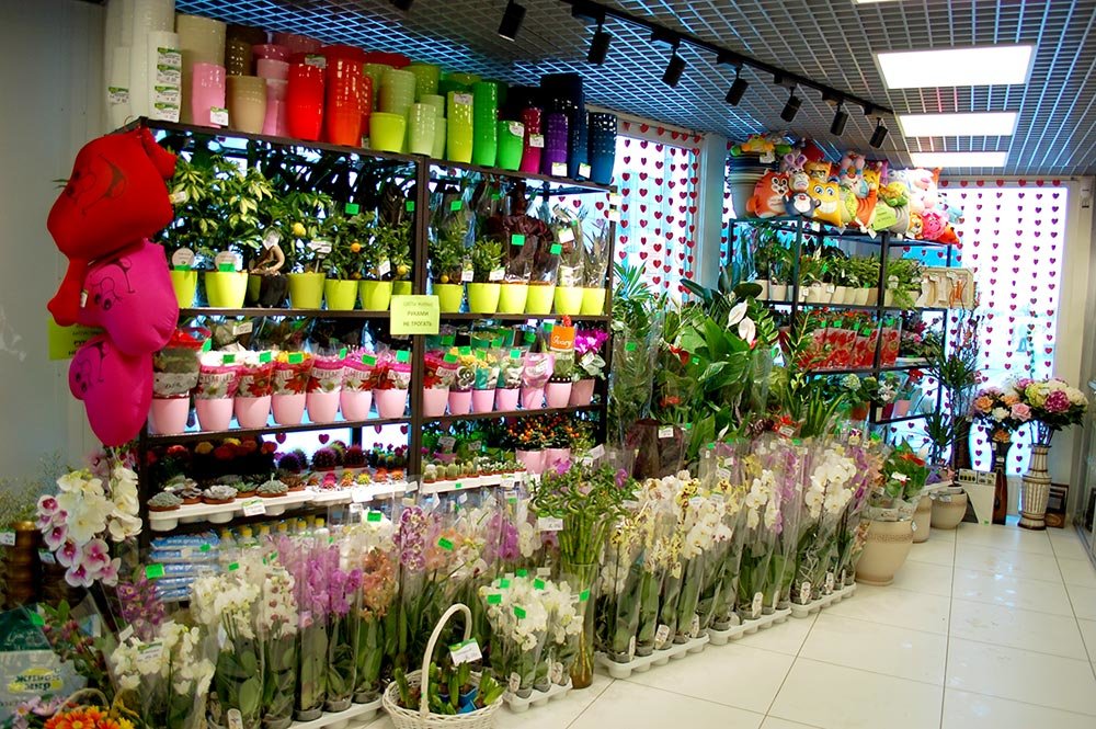 Цветочный магазин в многоквартирном доме