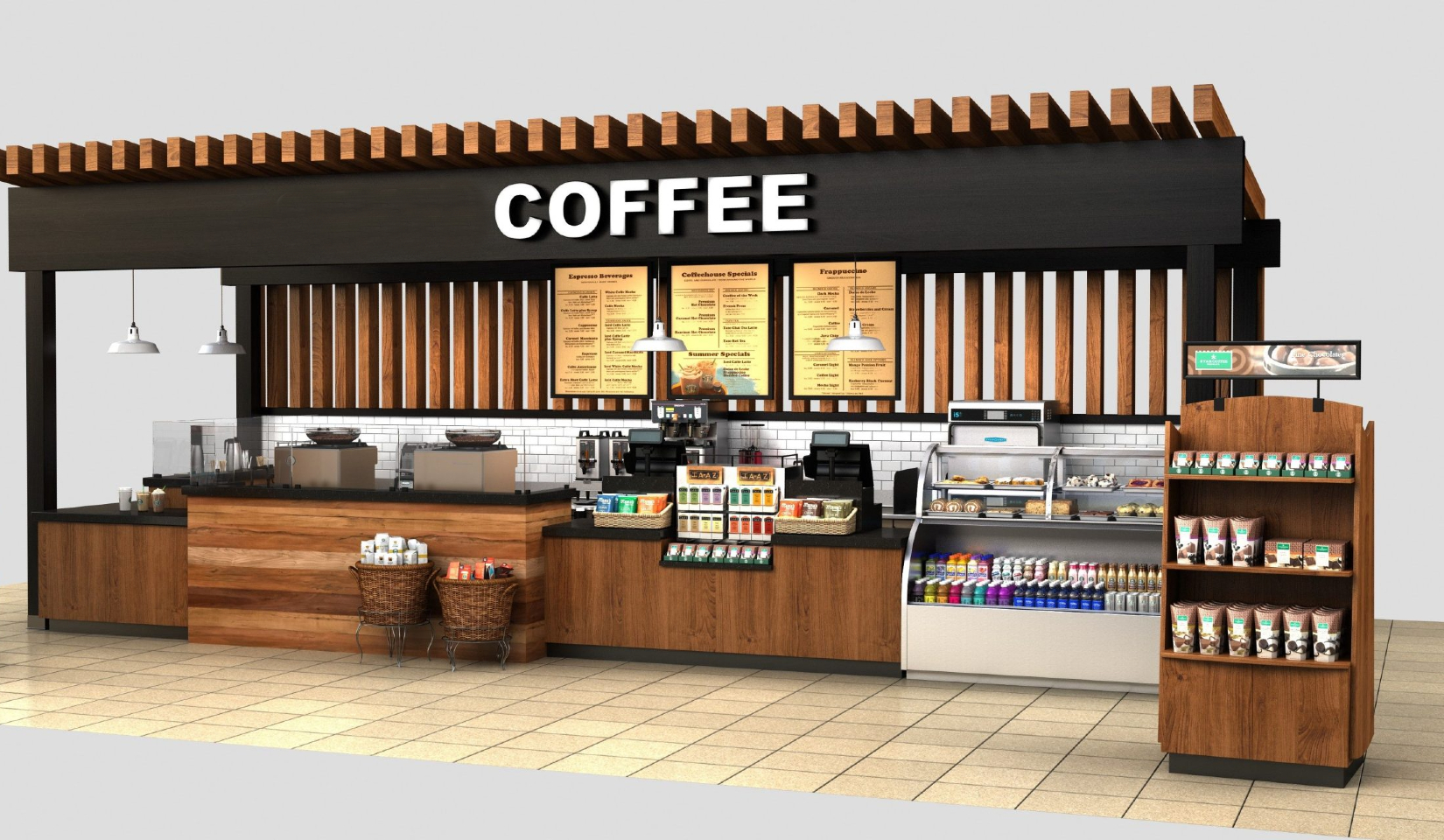 Coffee shop 3d model