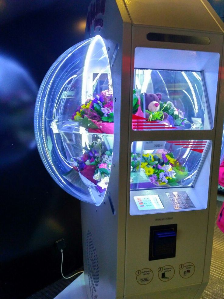 Магазин цветов и вендинговый автомат в Выборге!