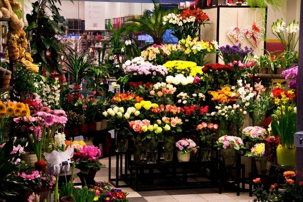 Перспективный цветочный магазин.